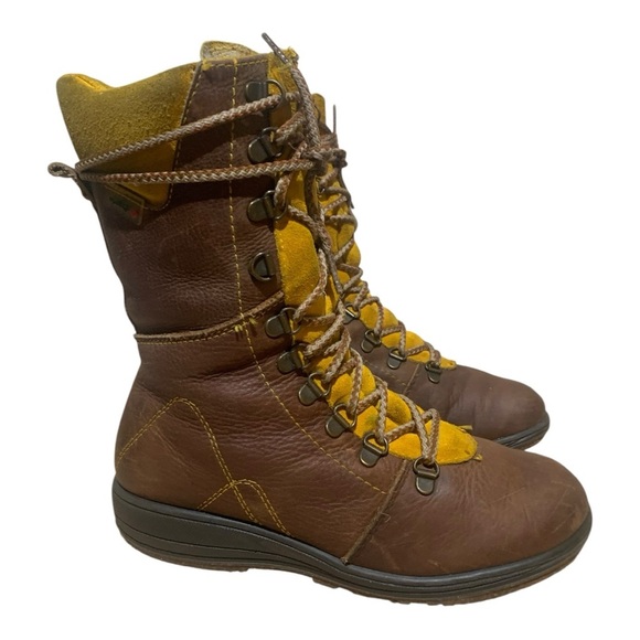 Women’s Leather/Suede Martino (Canada) Banff Shearling Hikers Sz 7.5 - Picture 2 of 8